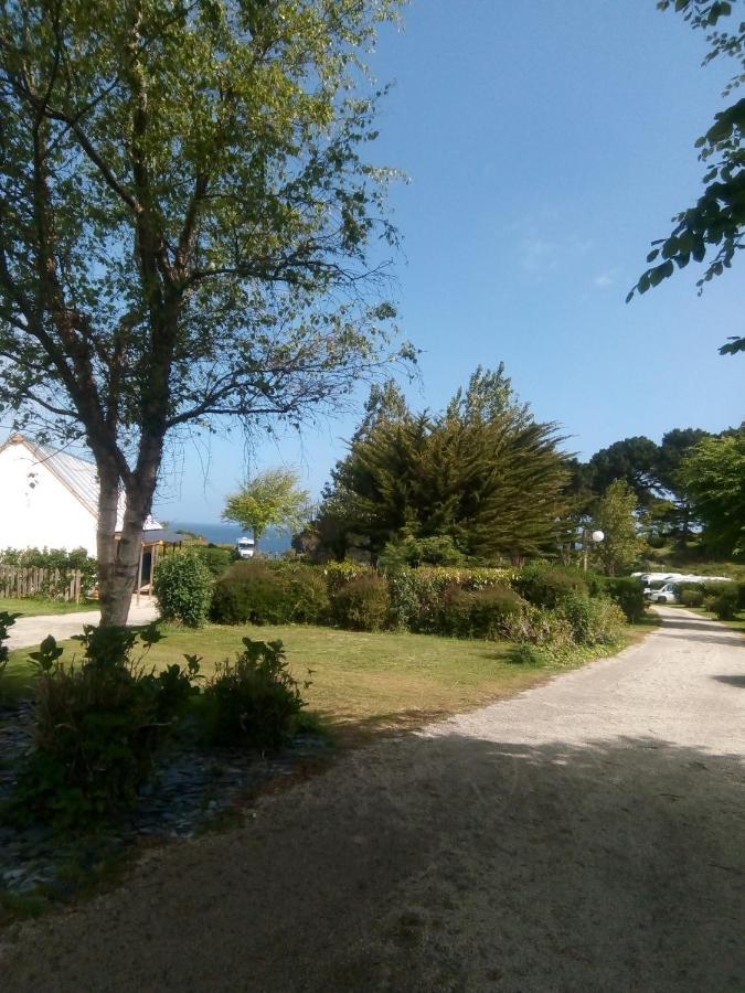 Les Hortensias Grande Tente Familiale Deux Chambres Et Sejour Vue Mer Sur Camping Nature Плестен-ле-Грев Екстер'єр фото