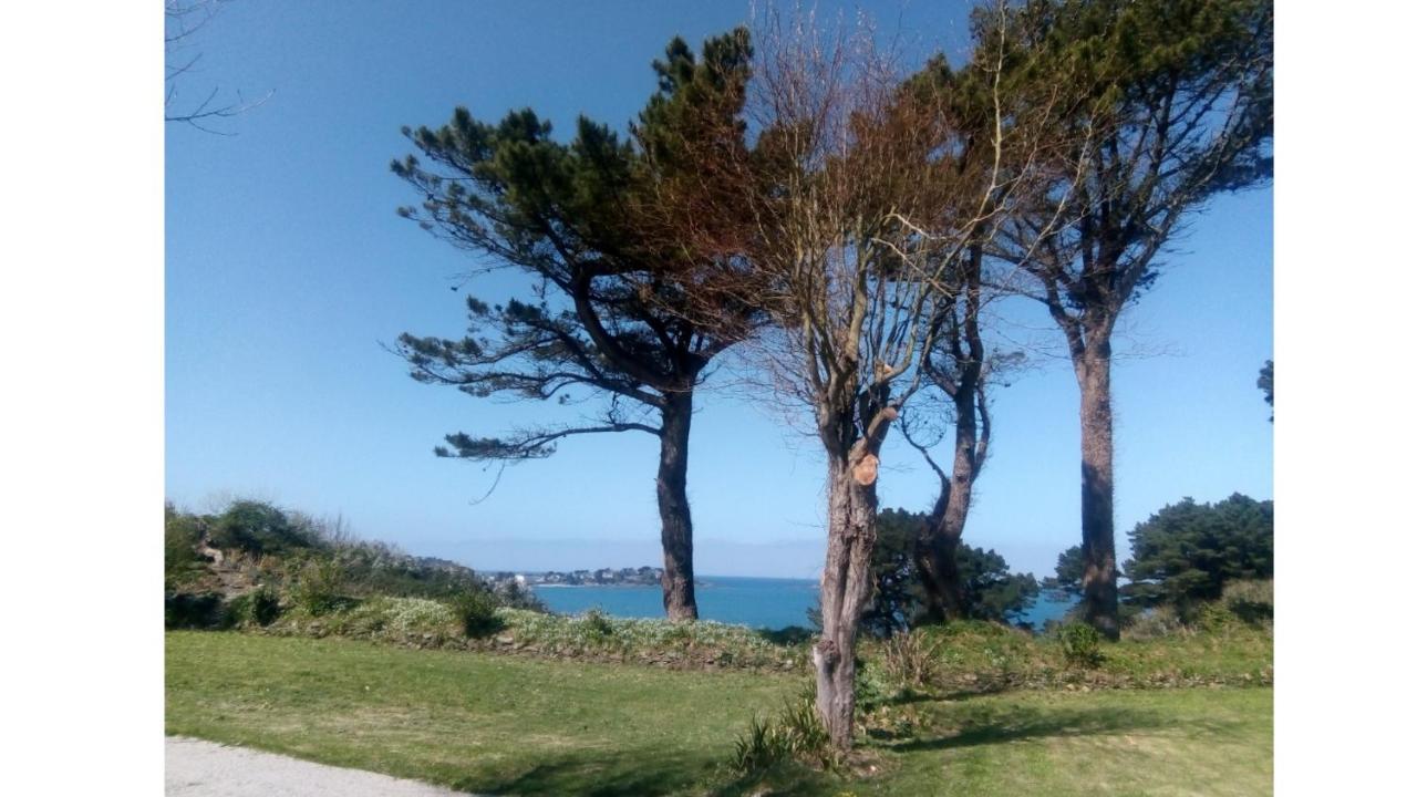 Les Hortensias Grande Tente Familiale Deux Chambres Et Sejour Vue Mer Sur Camping Nature Плестен-ле-Грев Екстер'єр фото