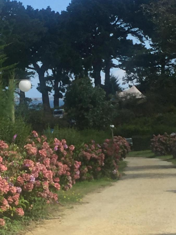 Les Hortensias Grande Tente Familiale Deux Chambres Et Sejour Vue Mer Sur Camping Nature Плестен-ле-Грев Екстер'єр фото