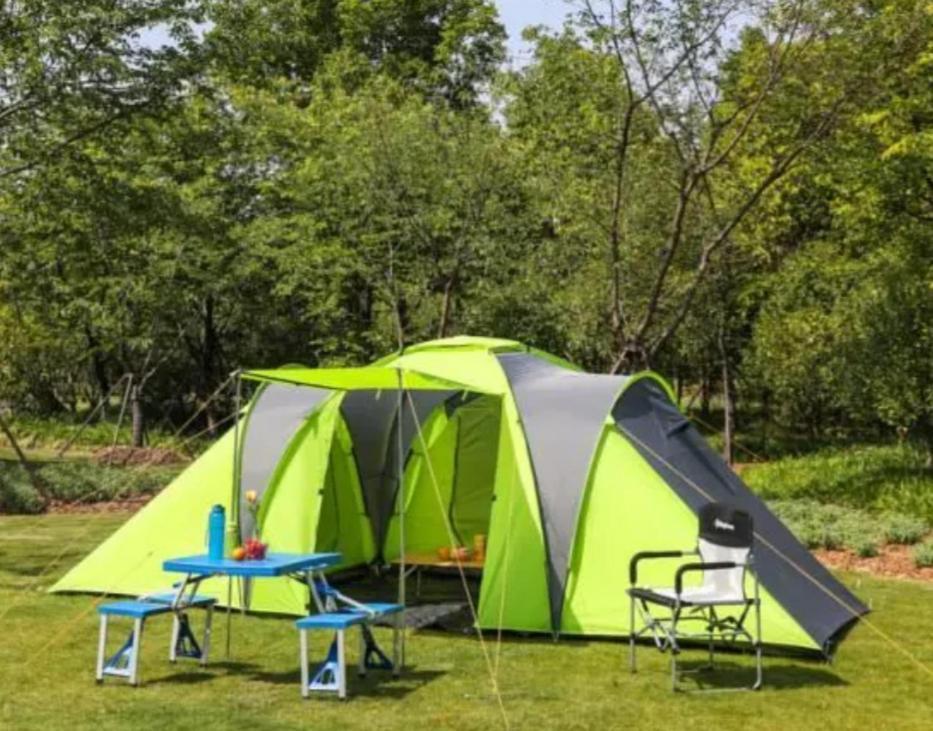 Les Hortensias Grande Tente Familiale Deux Chambres Et Sejour Vue Mer Sur Camping Nature Плестен-ле-Грев Екстер'єр фото
